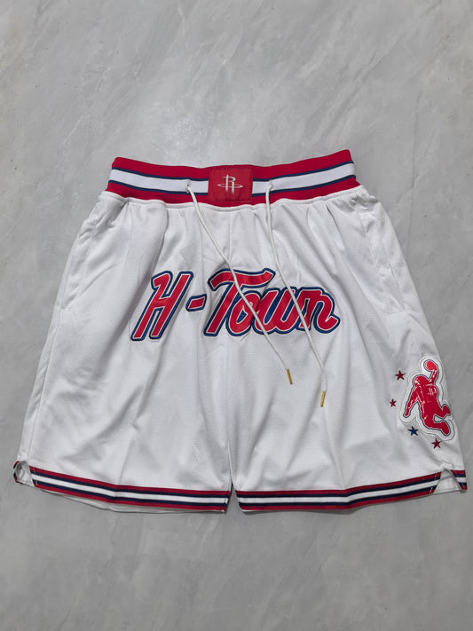 HOUSTON ROCKETS WHITE SHORTS