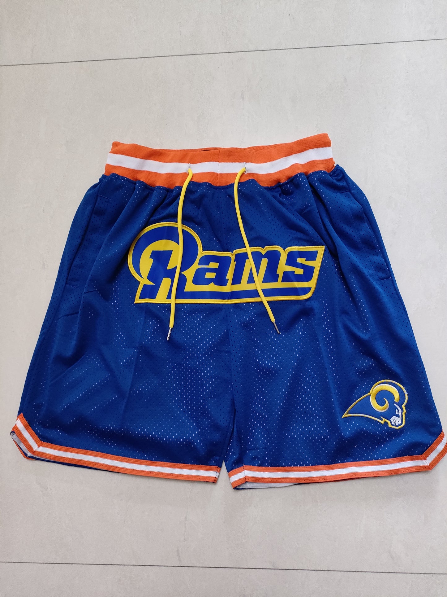 LOS ANGELES RAMS BLUE SHORTS