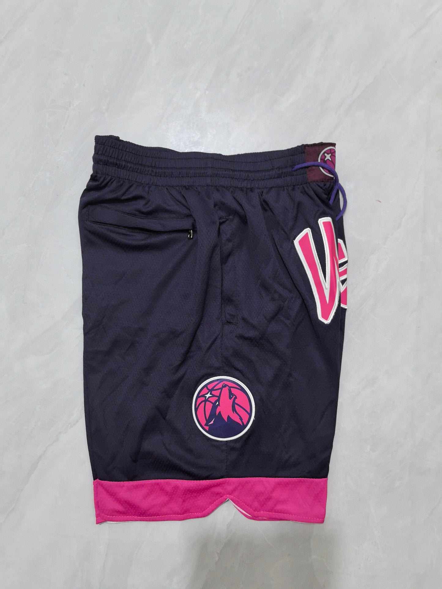 MINNESOTA TIMBERWOLVES PURPLE SHORTS