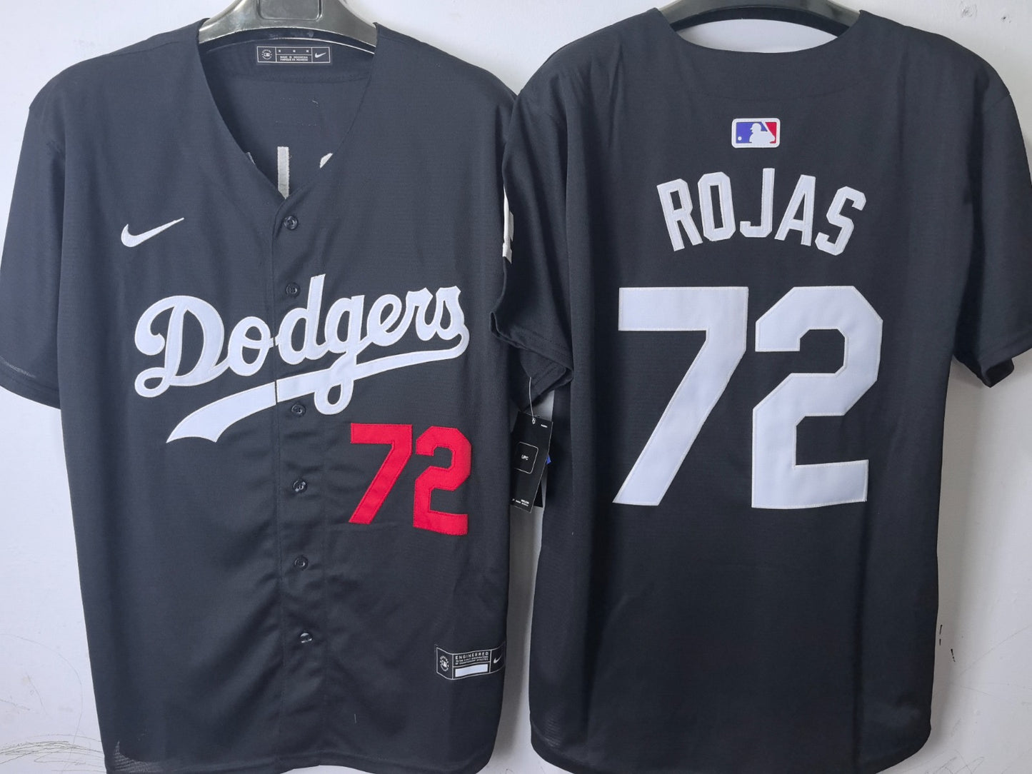 Los Angeles Dodgers Miguel Rojas Black Jersey