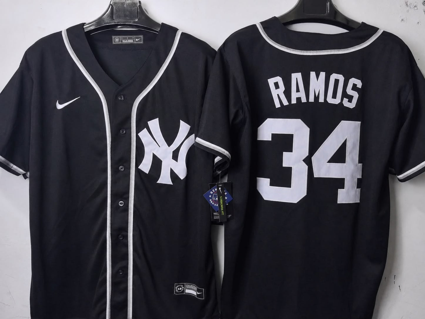 NEW YORK YANKEES HELIOT RAMOS BLACK JERSEY