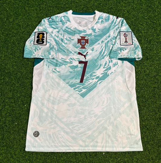 2026 World Cup Christiano Ronaldo Team Portugal Blue Jersey