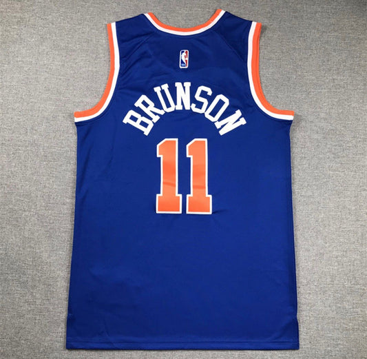 Jalen Brunson Blue New York Knicks Jersey