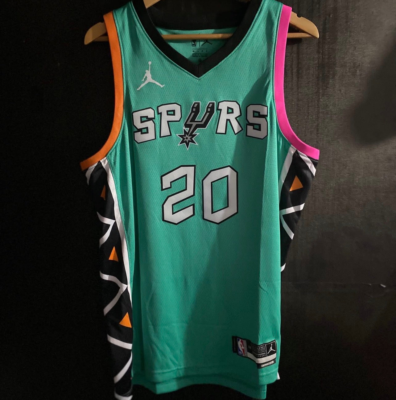 Manu Ginobili San Antonio Spurs Basketball Jersey