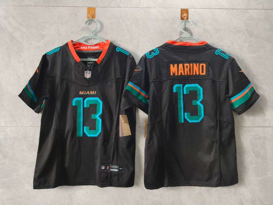MIAMI DOLPHINS DAN MARINO BLACK JERSEY