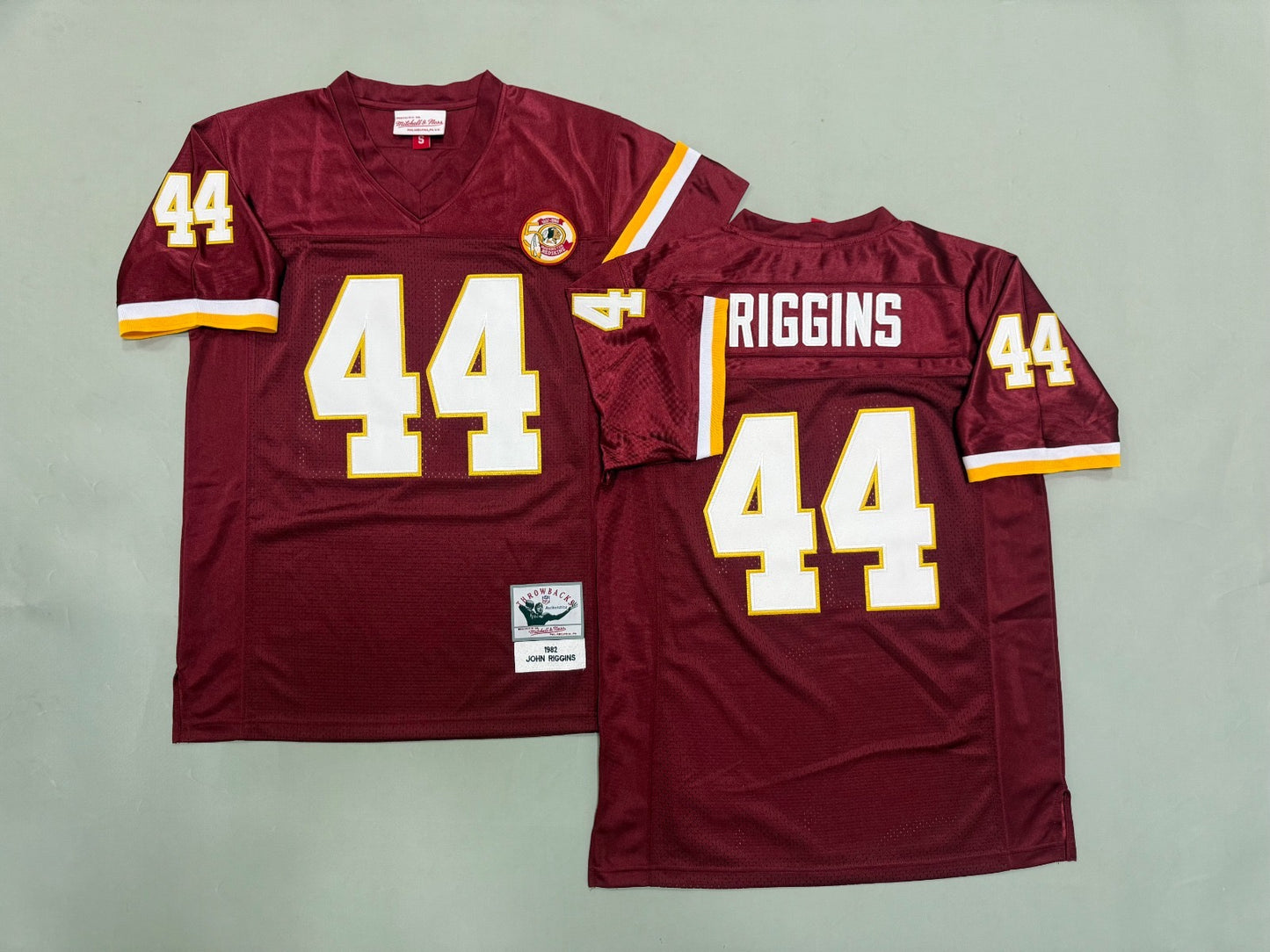 WASHINGTON REDSKINS JOHN RIGGINS RED JERSEY
