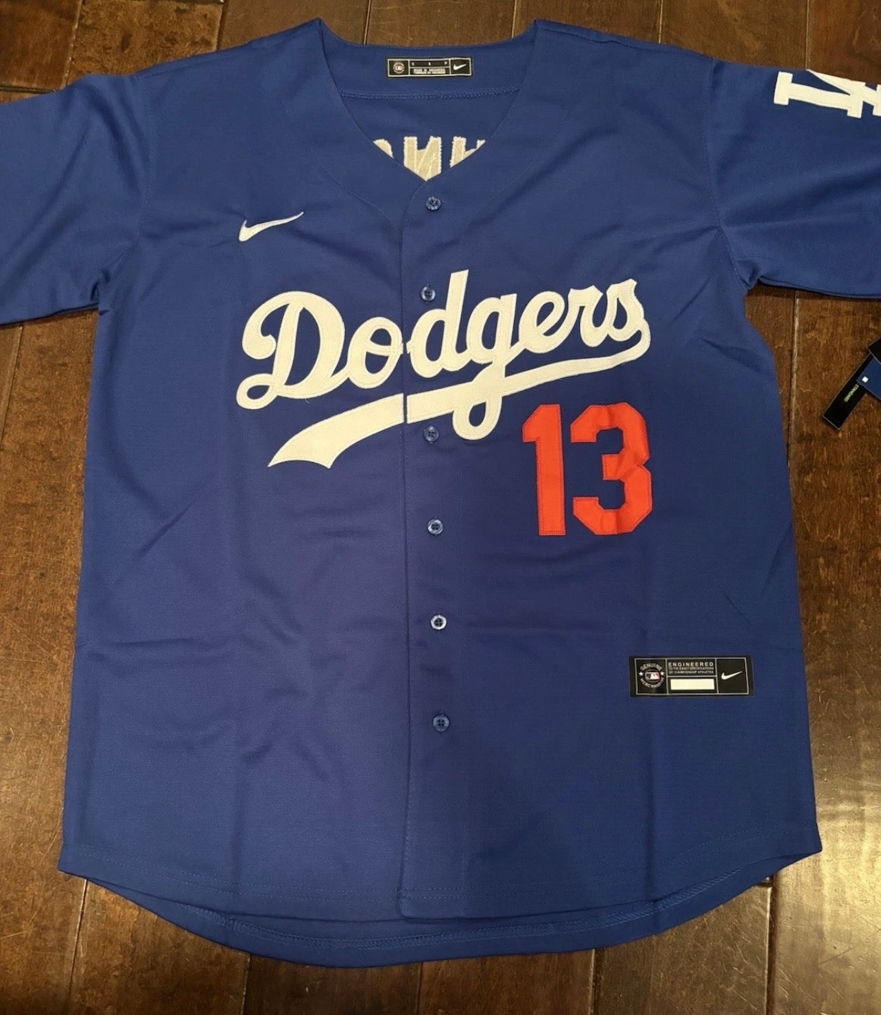 LOS ANGELES DODGERS MAX MUNCY BLUE JERSEY