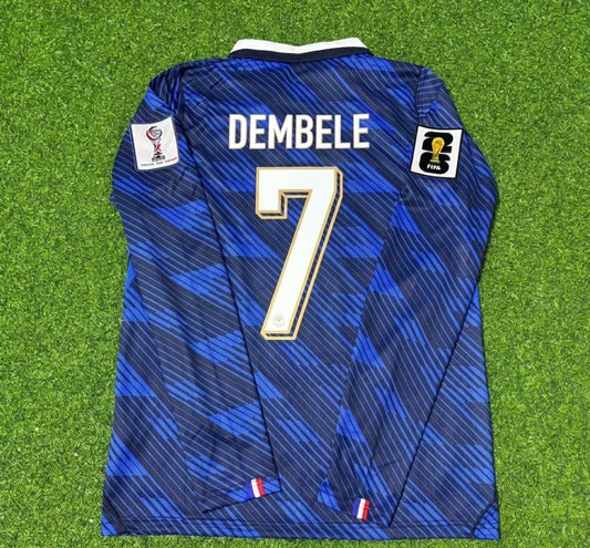 2026 WORLD CUP OUSMANE DEMBELE TEAM FRANCE BLUE JERSEY