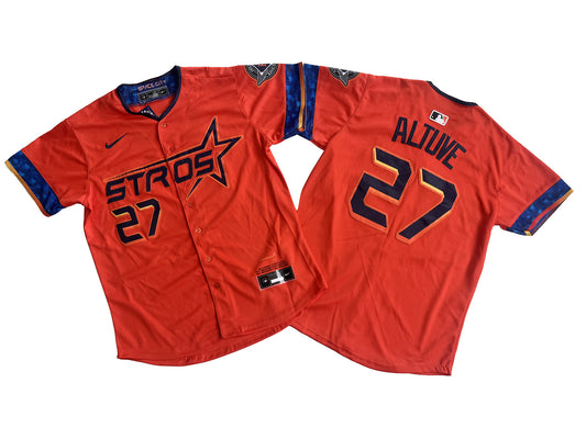 Houston Astros Jose Altuve Orange Jersey