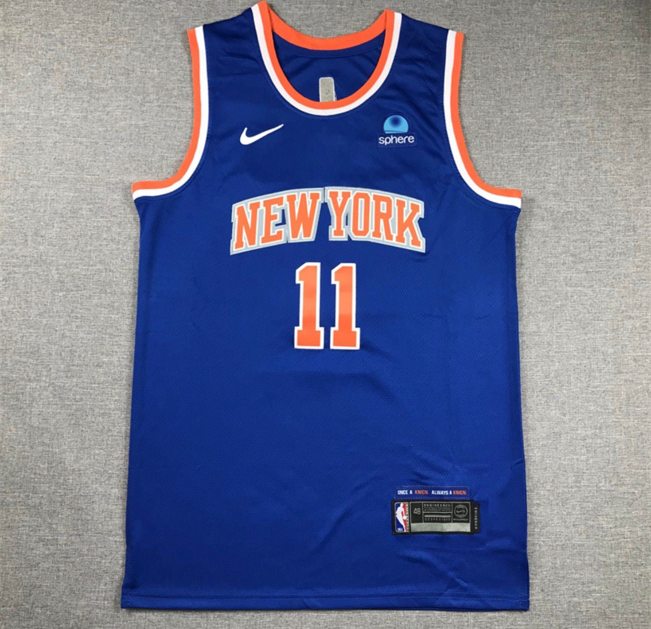 Jalen Brunson Blue New York Knicks Jersey