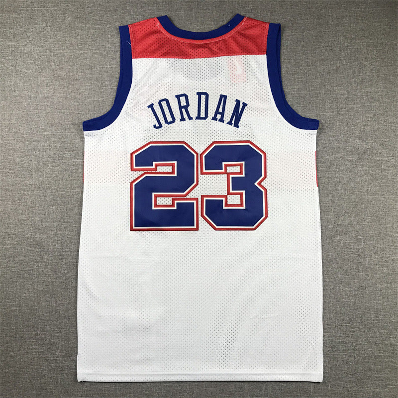 WASHINGTON WIZARDS MICHAEL JORDAN WHITE VINTAGE JERSEY