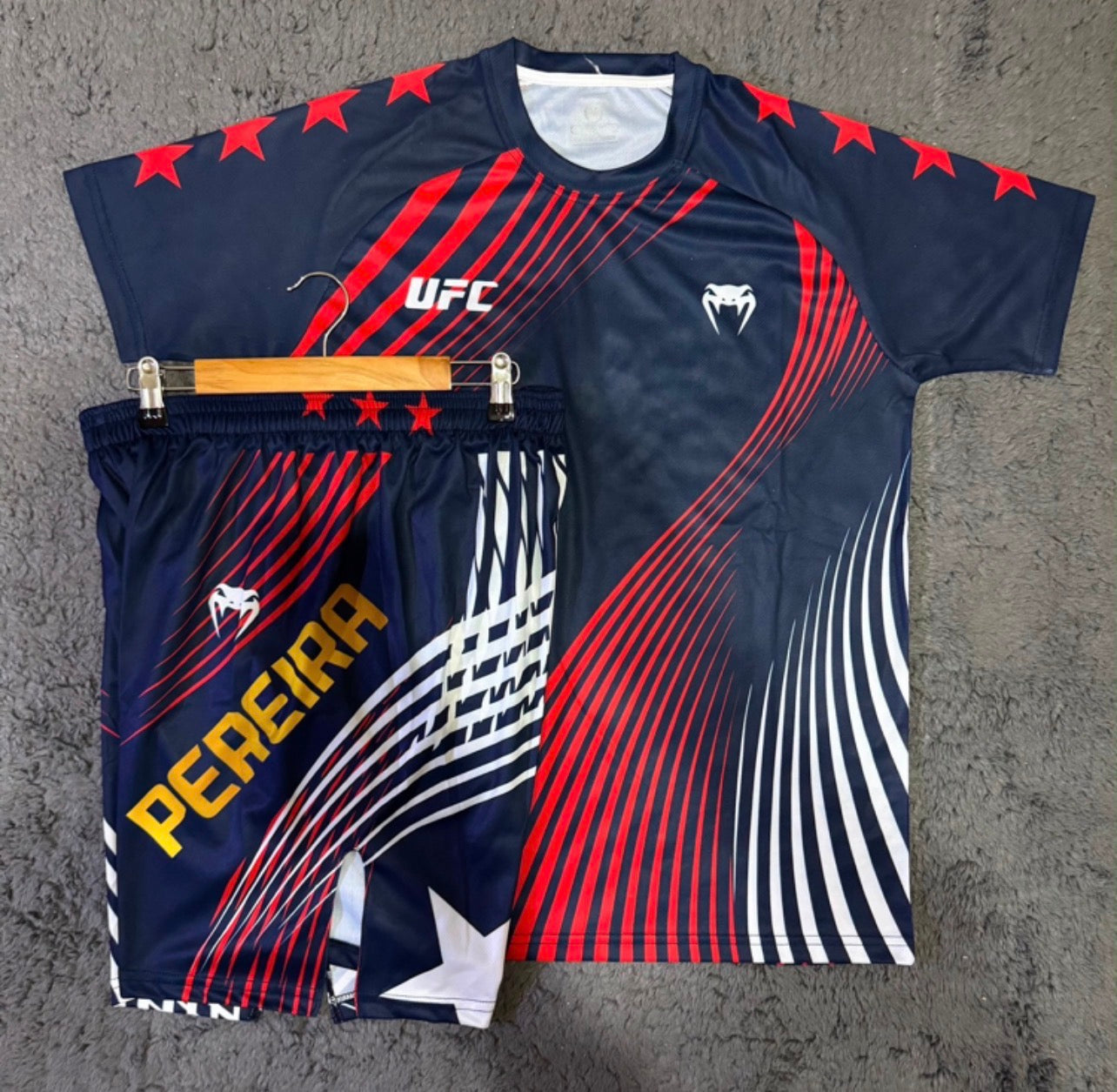 ALEX PEREIRA RED AND BLUE  COMBO