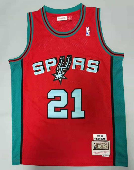 Tim Duncan San Antonio Spurs Basketball Jersey
