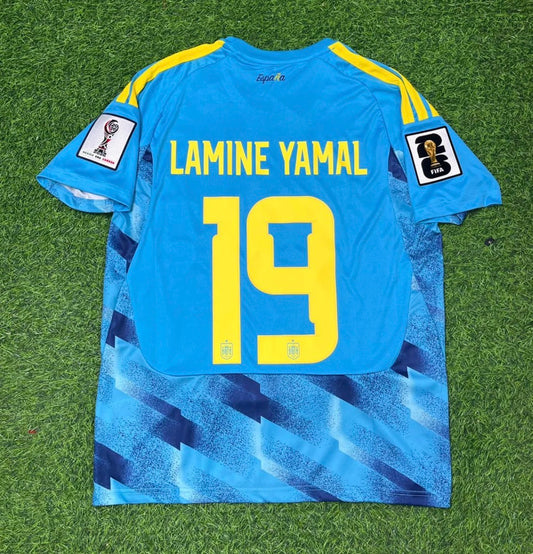 2026 WORLD CUP LAMINE YAMAL TEAM SPAIN BLUE JERSEY