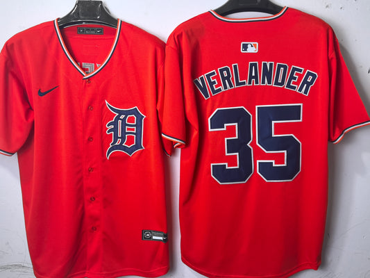 DETROIT TIGERS JUSTIN VERLANDER ORANGE JERSEY