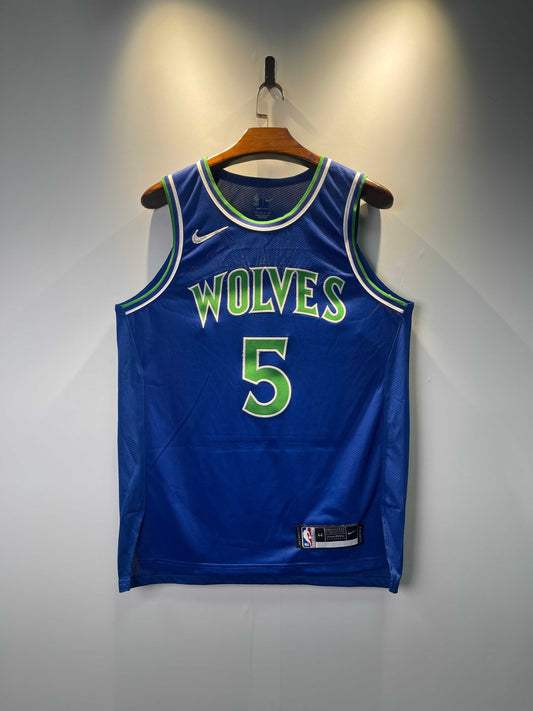 MINNESOTA TIMBERWOLVES ANTHONY EDWARDS BLUE JERSEY