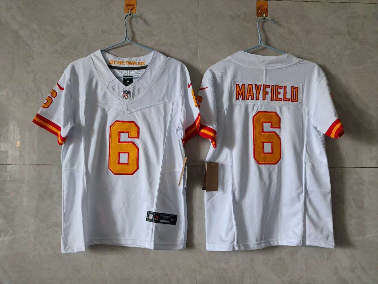 Tampa Bay Buccaneers Baker Mayfield White Jersey