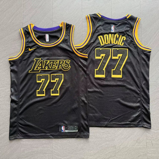 LOS ANGELES LAKERS LUKA CONČIČ BLACK JERSEY