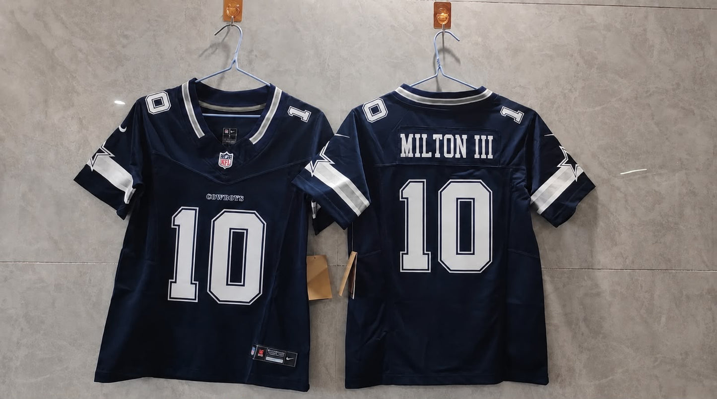 DALLAS COWBOYS JOE MILTON III BLUE JERSEY