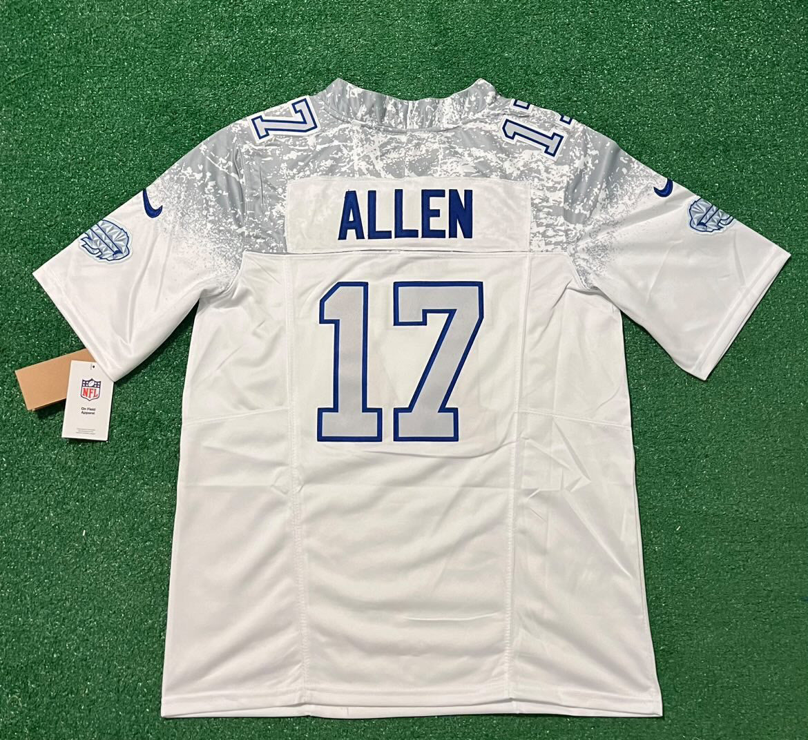 Buffalo Bills Josh Allen Snow White jersey ￼