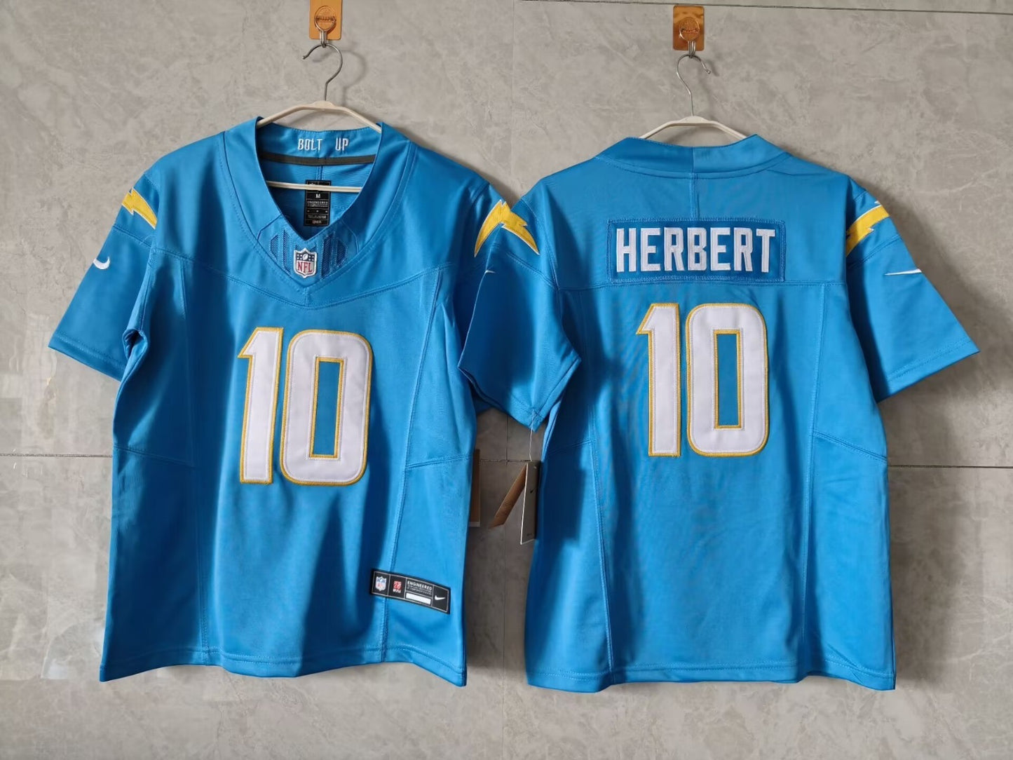 Los Angeles Chargers Justin Herbert Light Blue Jersey