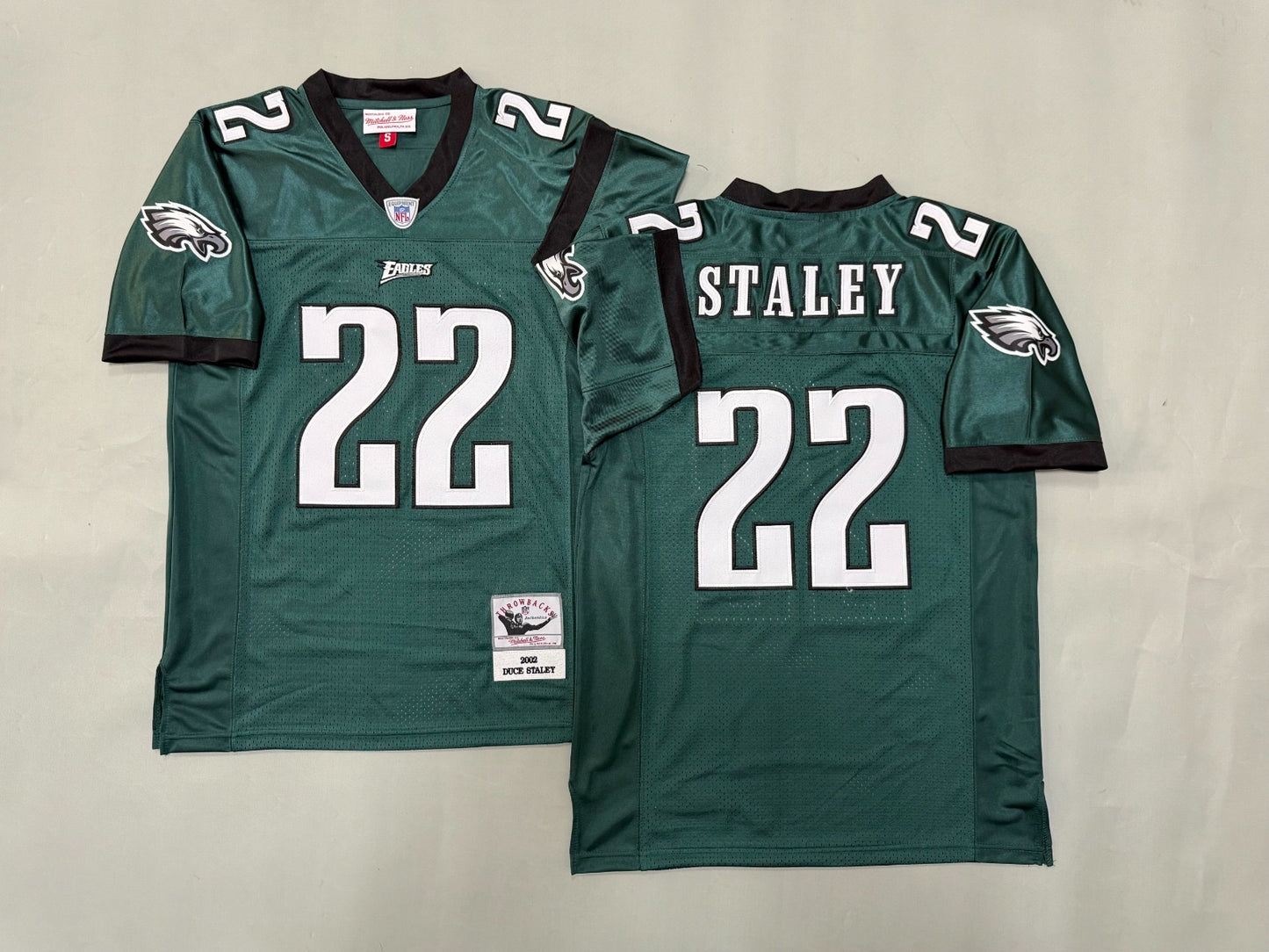 PHILIDELPHIA EAGLES DUCE STALEY VINTAGE GREEN JERSEY