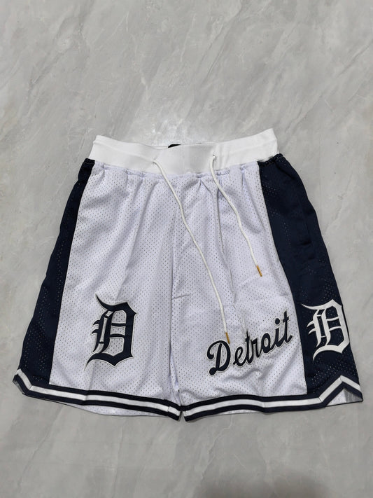 DETROIT TIGERS WHITE SHORTS