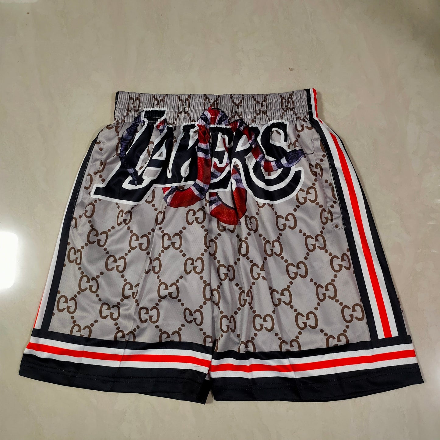 LOS ANGELES LAKERS GUCCI SHORTS