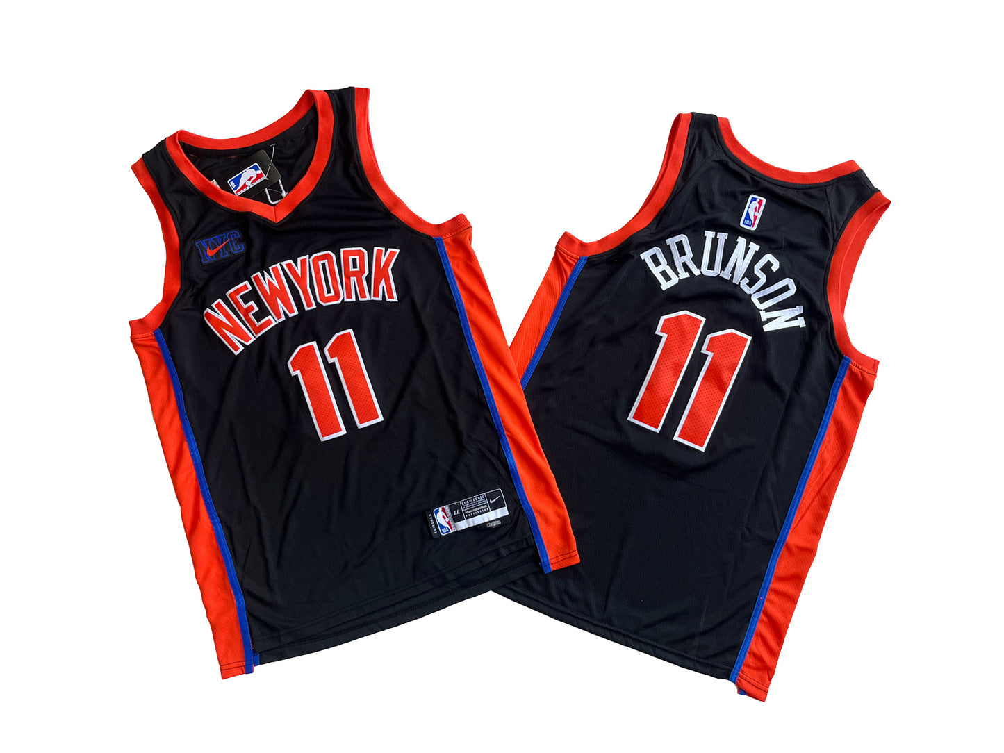 Jalen Brunson Black New York Knicks Jersey