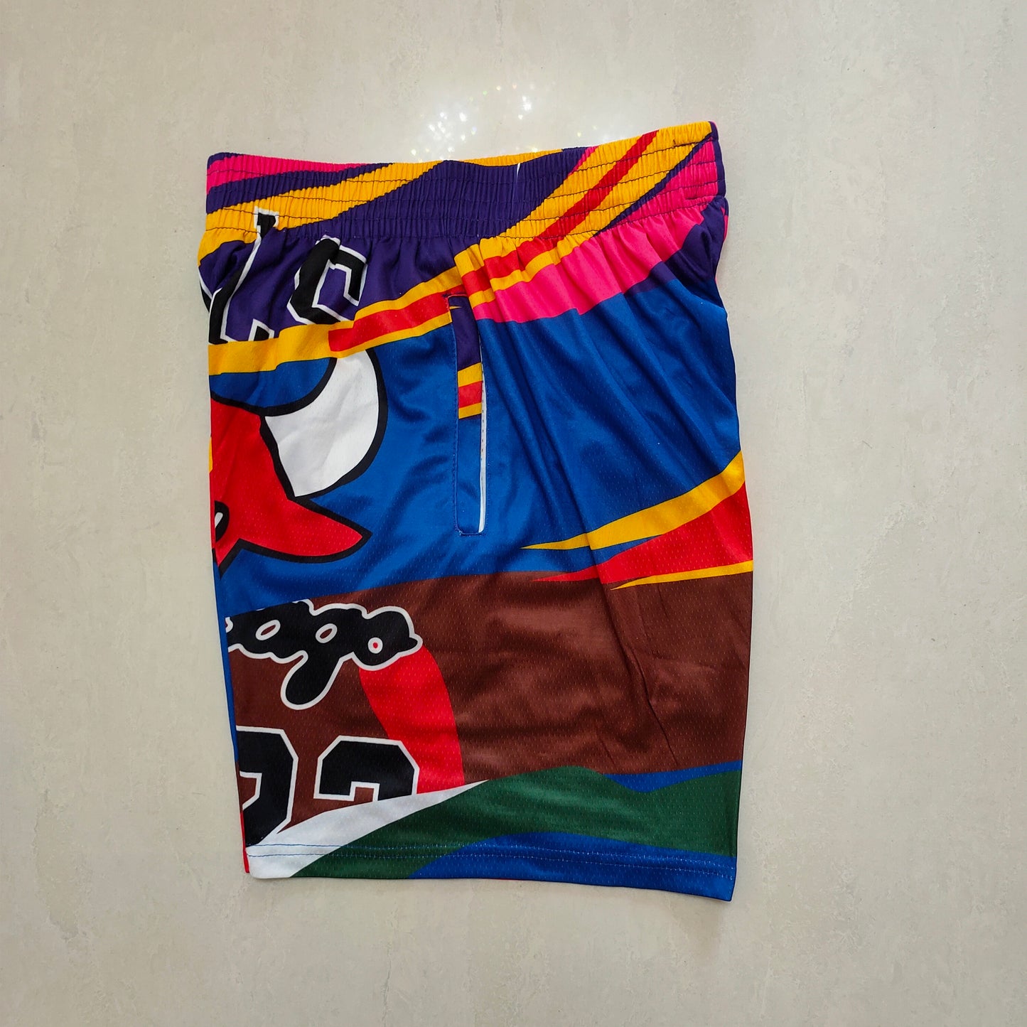 CHICAGO BULLS MULTI COLOR SHORTS