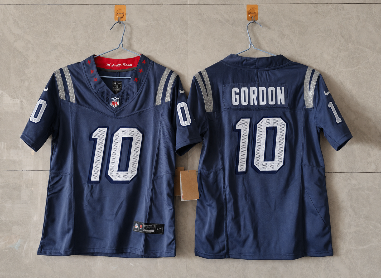 NEW ENGLAND PATRIOTS JOSH GORDON RIVAL JERSEY