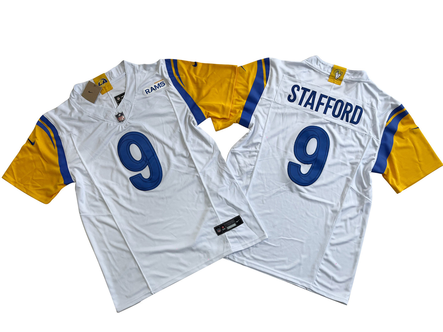 LOS ANGELES RAMS MATTHEW STAFFORD WHITE JERSEY