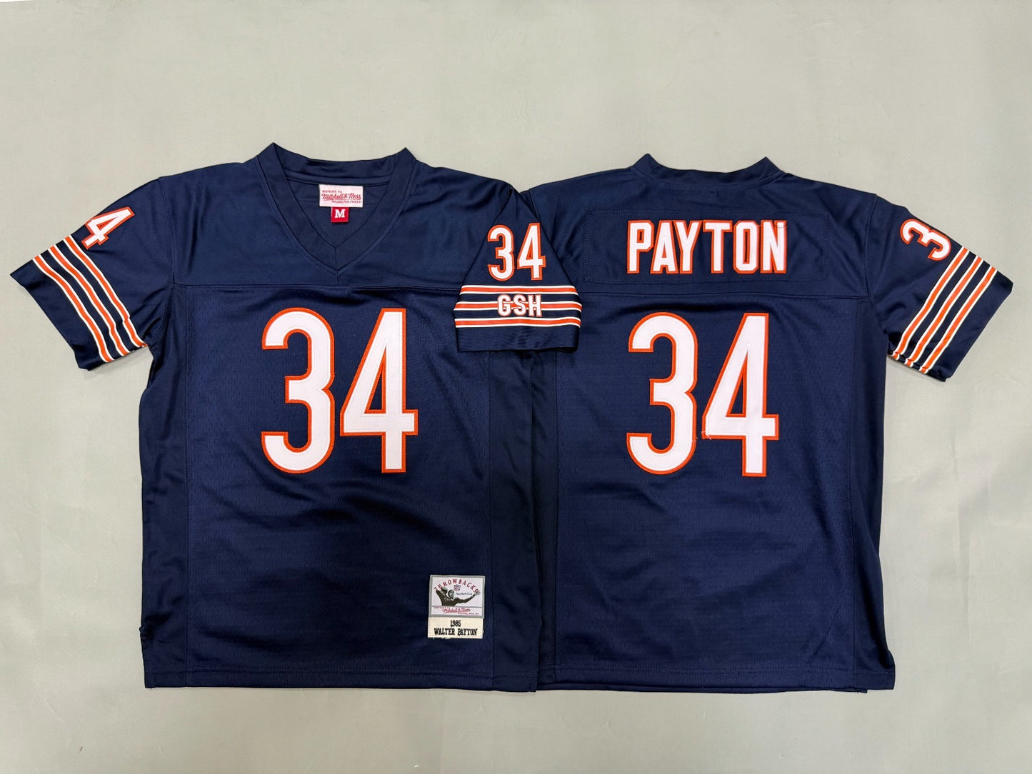 CHICAGO BEARS WALTER PAYTON BLUE VINTAGE JERSEY