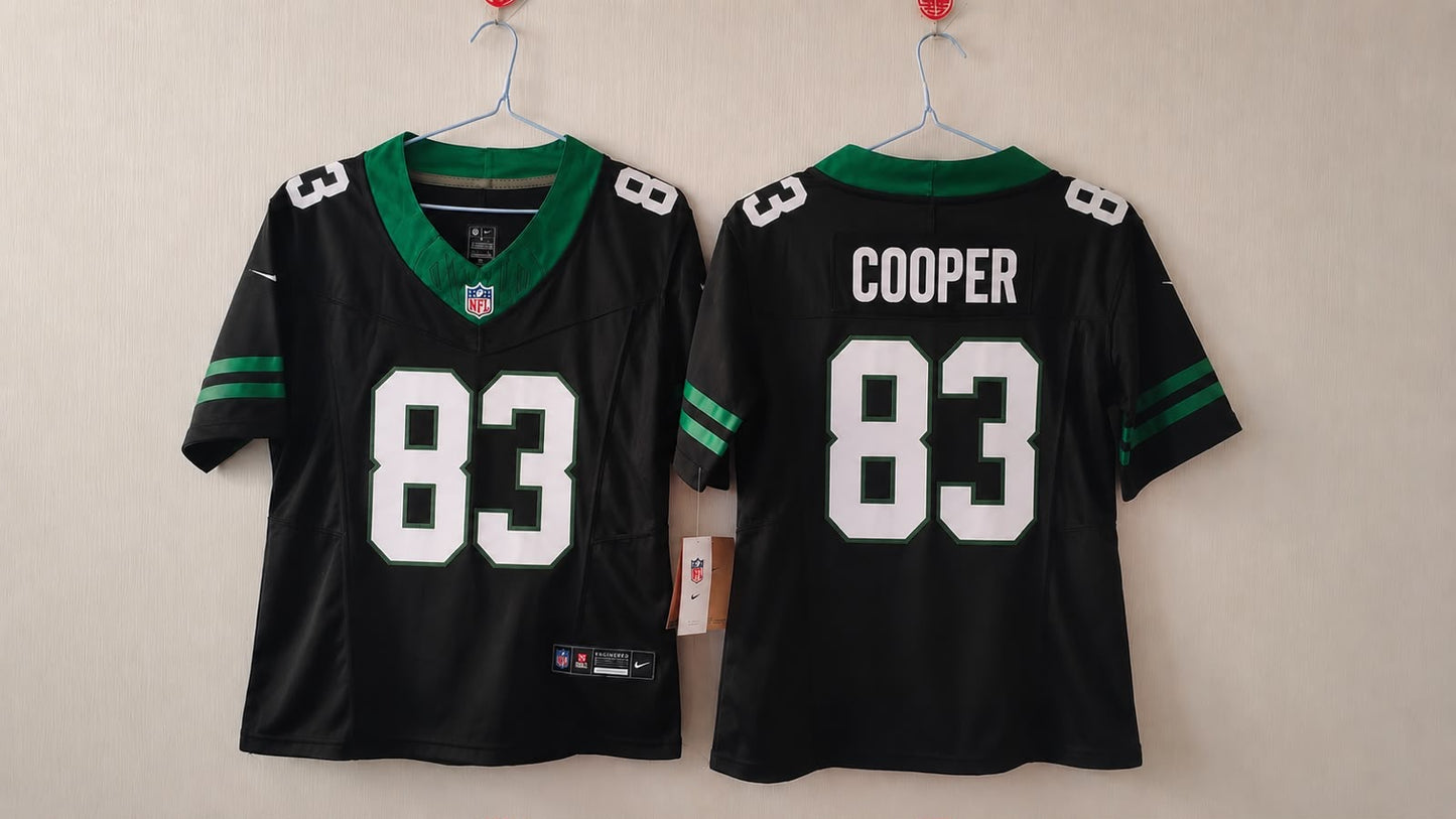 NEW YORK JETS OMAR COOPER JR BLACK JERSEY