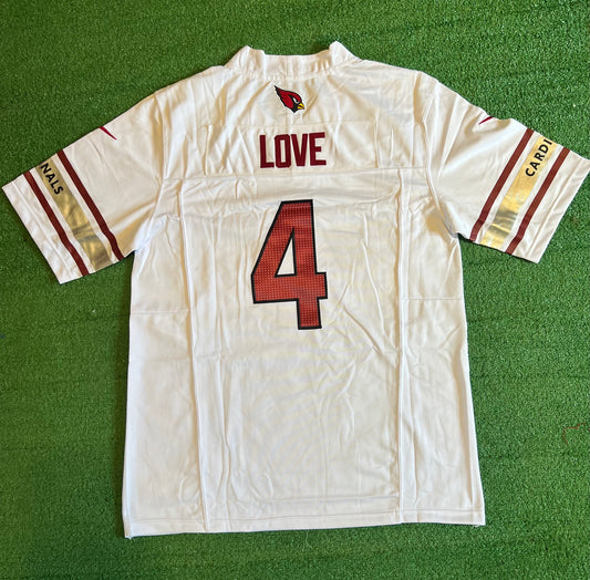 Arizona Cardinals Jeremiyah Love White Jersey
