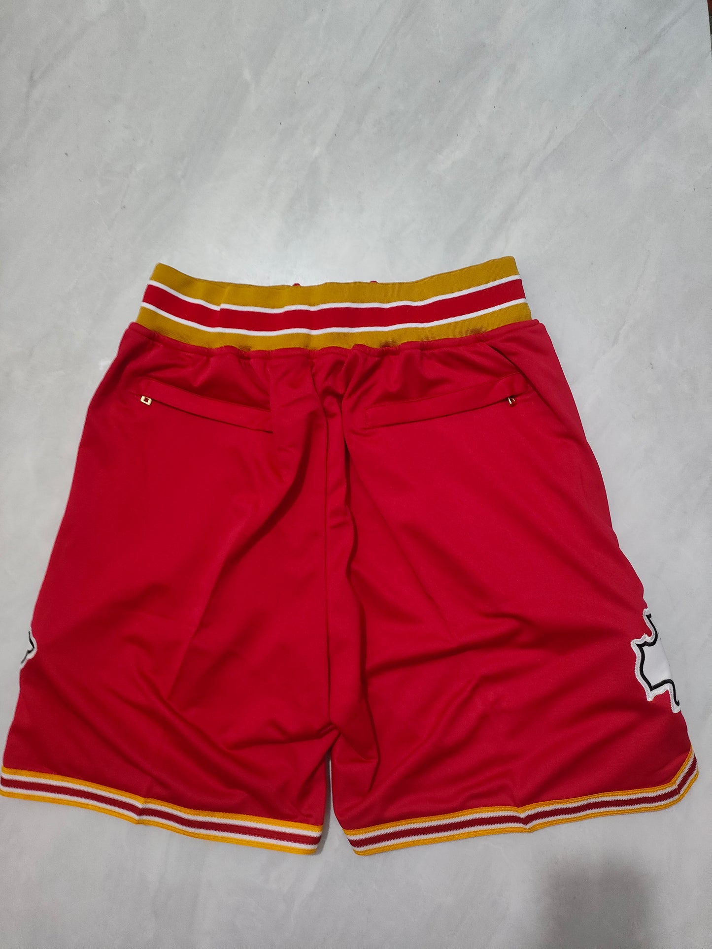 KANSAS CITY CHIEFS RED SHORTS
