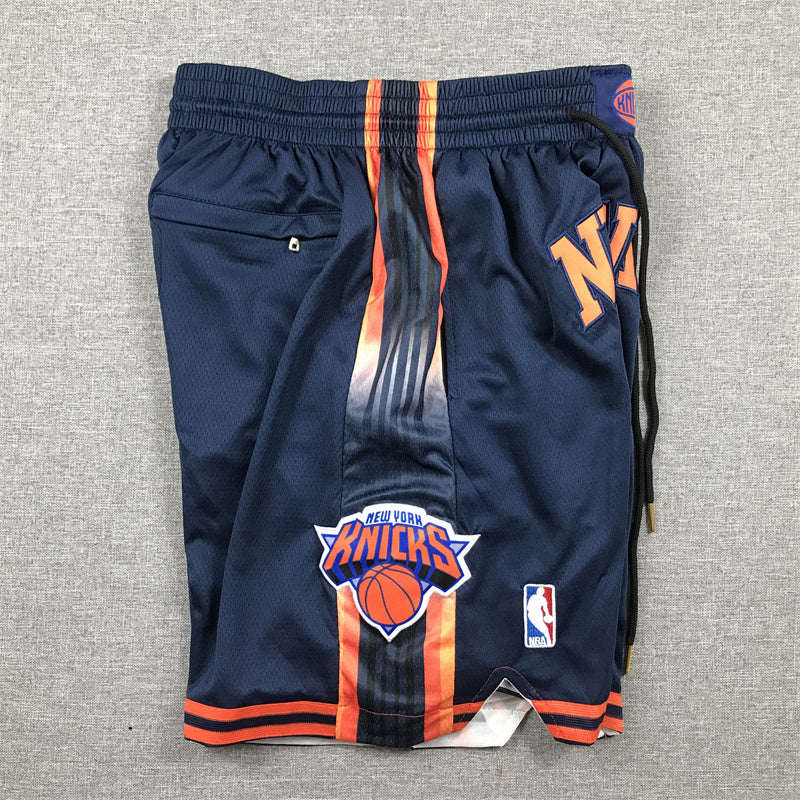 NEW YORK KNICKS BLUE SHORTS