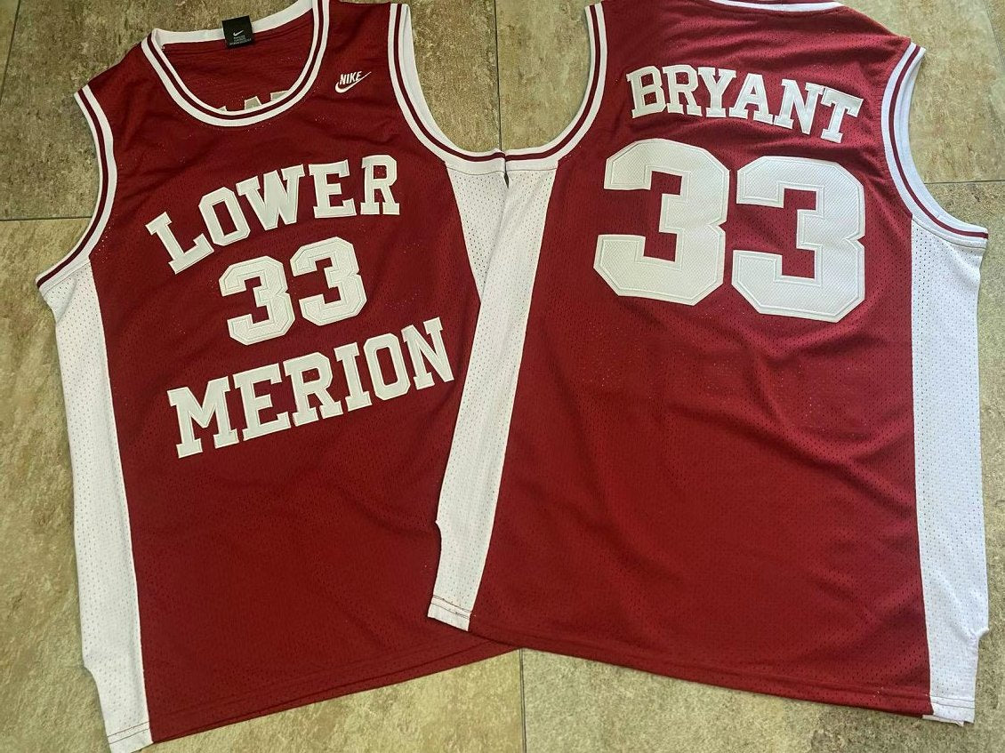 LOWER MERION KOBE BRYANT RED JERSEY