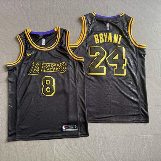 LOS ANGELES LAKERS KOBE BRYANT BLACK JERSEY