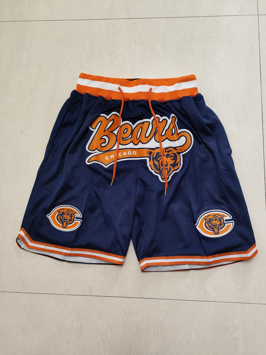 CHICAGO BEARS BLUE SHORTS