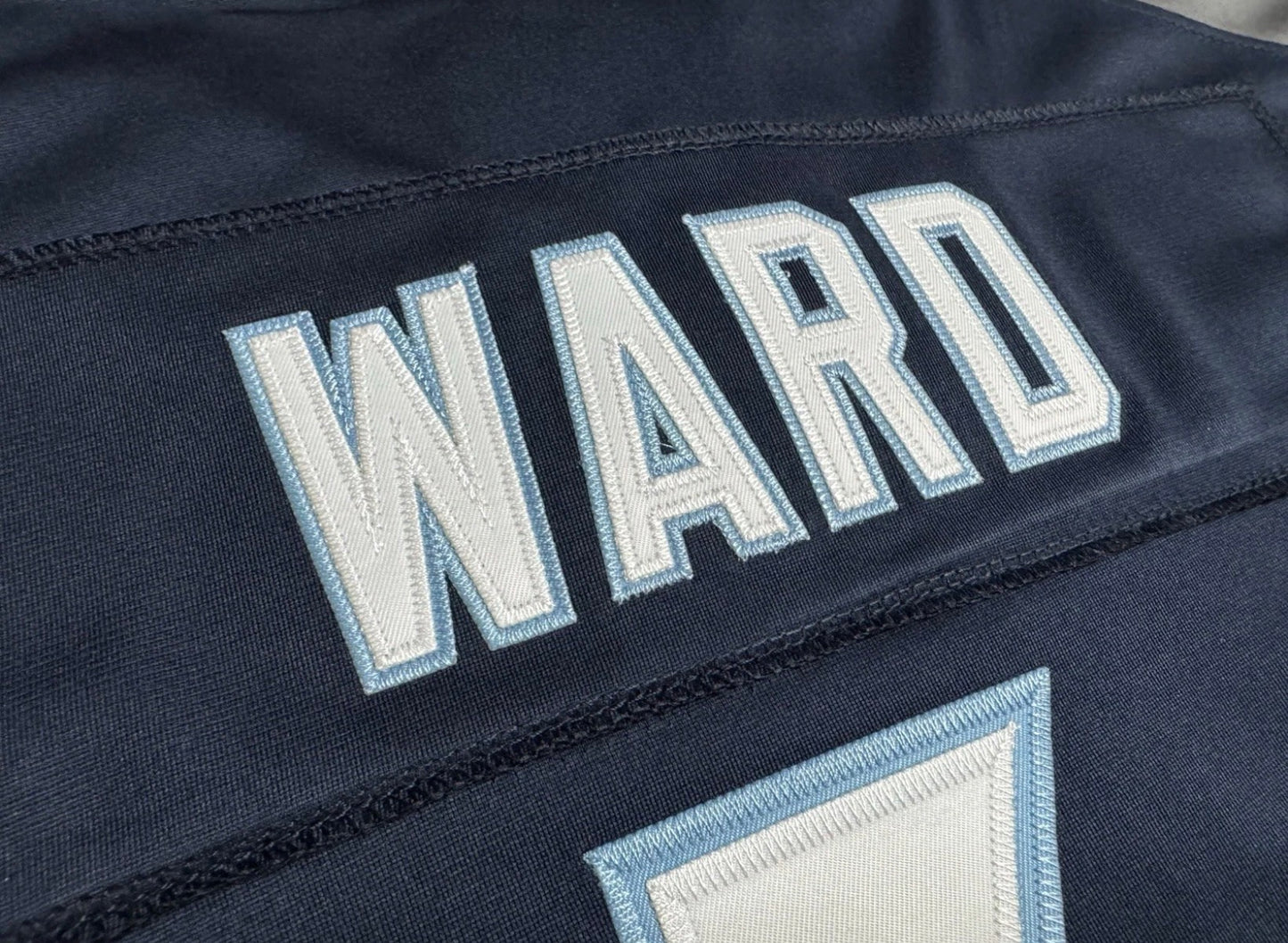 Tennessee Titans Cam Ward Blue Jersey