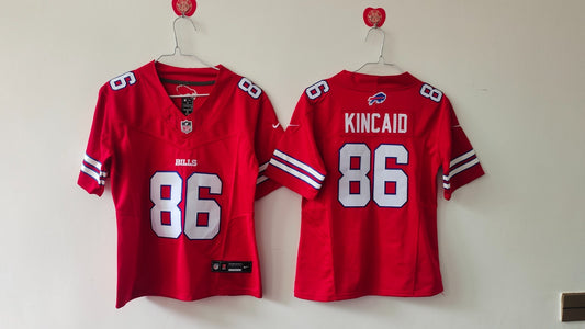 BUFFALO BILLS DALTON KINCAID RED JERSEY
