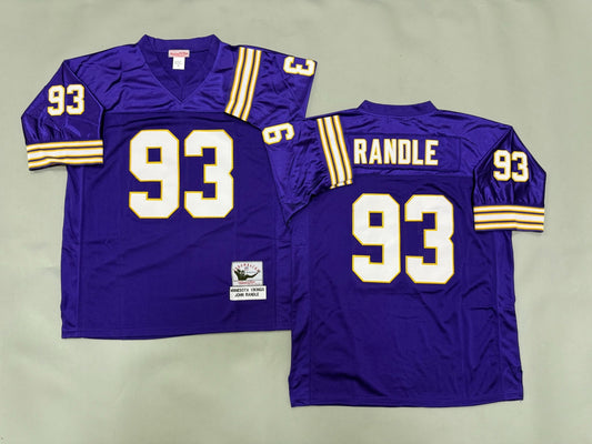 MINNESOTA VIKINGS JULIUS RANDLE PURPLE VINTAGE JERSEY