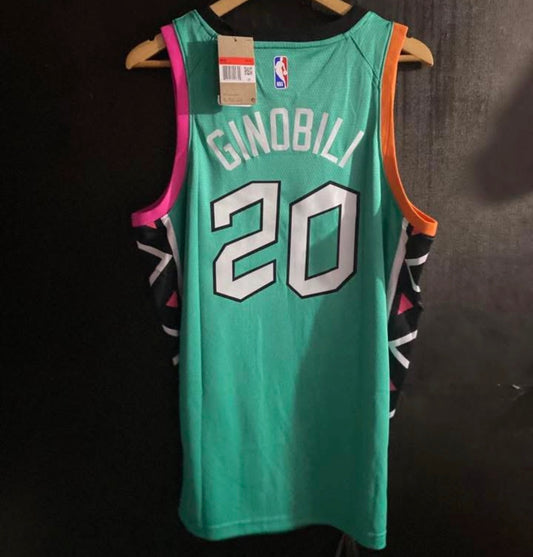 Manu Ginobili San Antonio Spurs Basketball Jersey