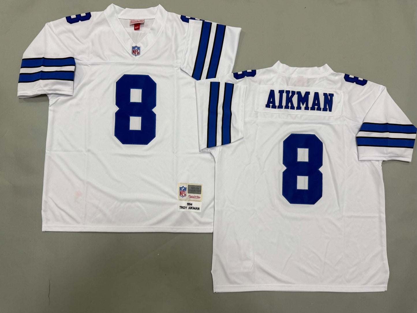 DALLAS COWBOYS TROY AIKMAN WHITE VINTAGE JERSEY