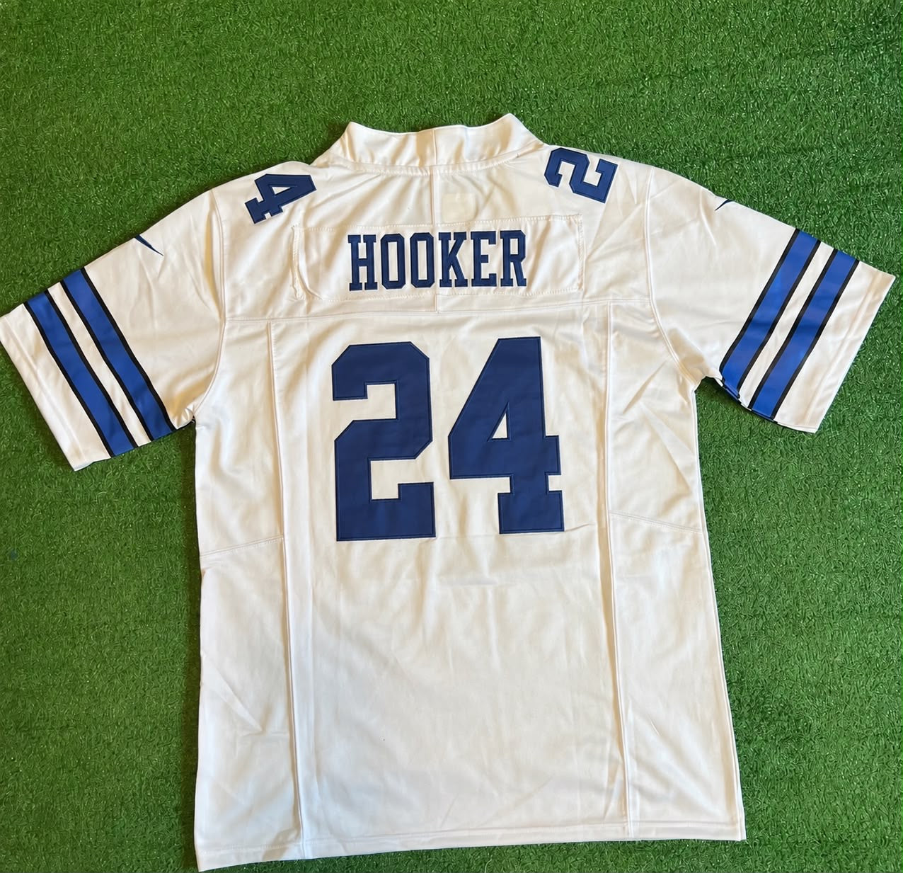 DALLAS COWBOYS MALIK HOOKER WHITE JERSEY