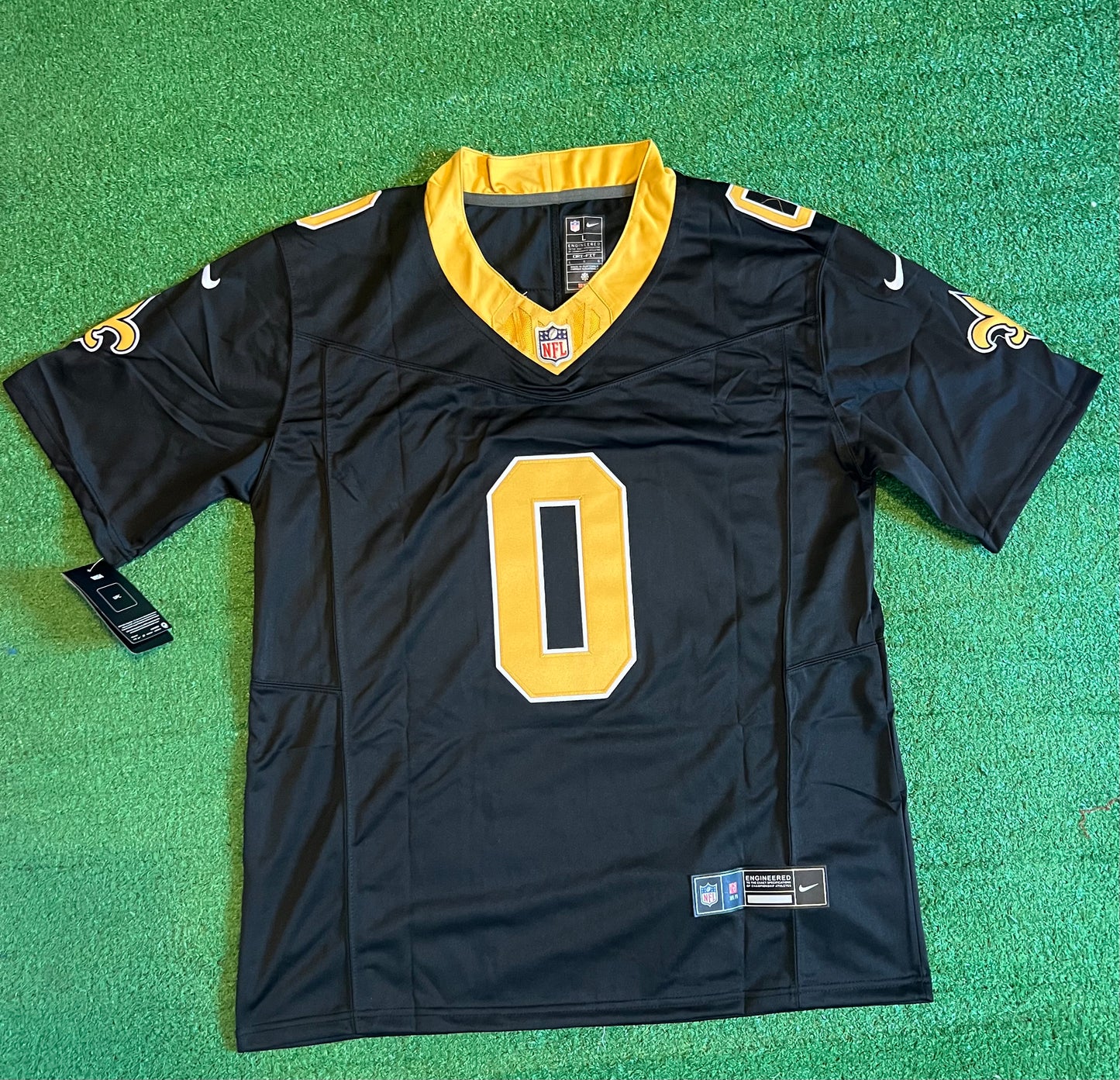 New Orleans Saints Jordyn Tyson Black Jersey