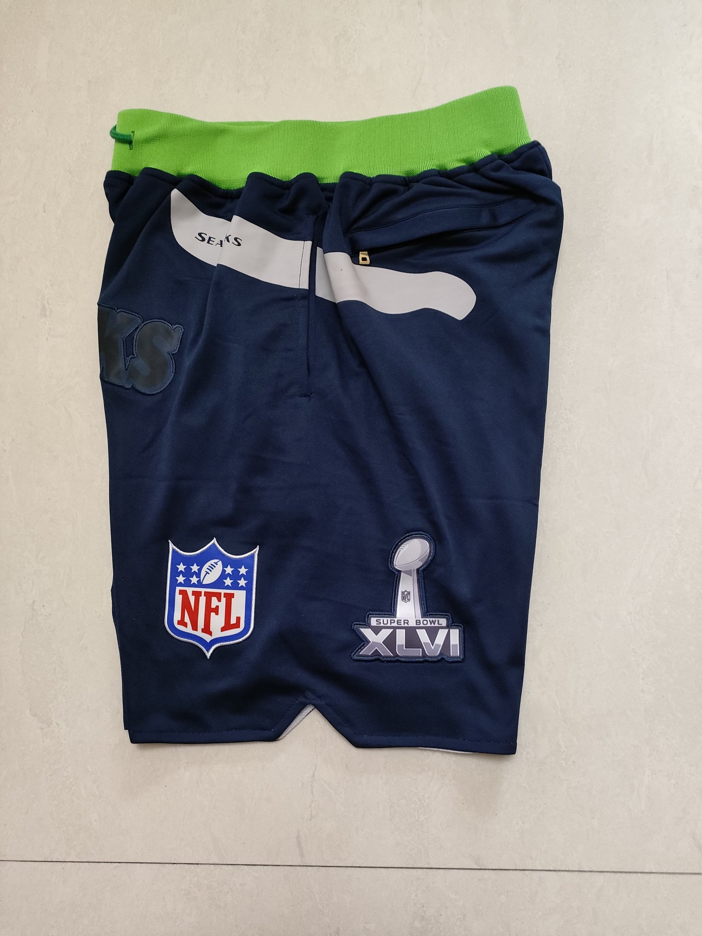 SEATTLE SEAHAWKS BLUE SHORTS