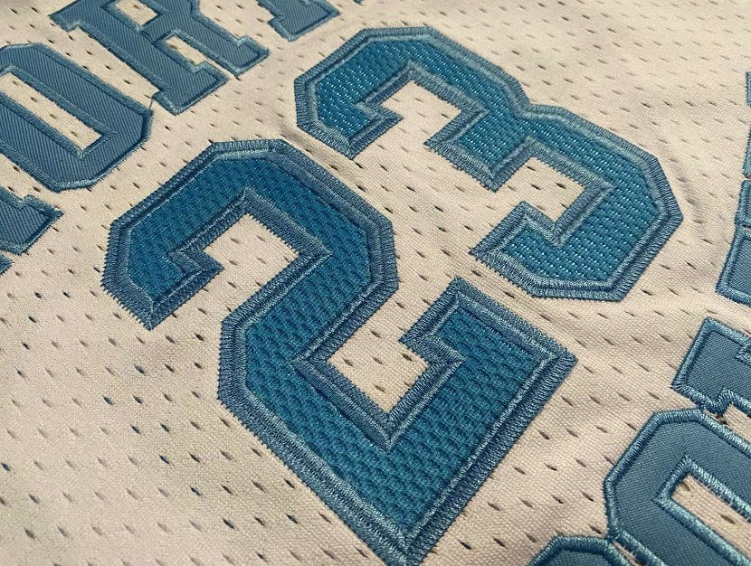 NORTH CAROLINA TAR HEELS MICHAEL JORDAN WHITE JERSEY