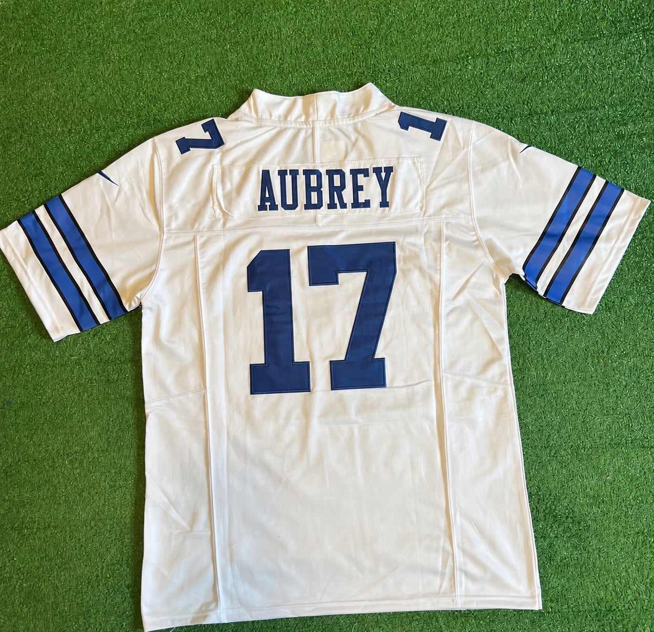 DALLAS COWBOYS BRANDON AUBREY WHITE JERSEY